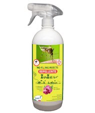 NO FLYING INSECTS – ZANZARA TIGRE repellente pronto uso Con geraniolo, principio attivo di origine vegetale 1000 ml